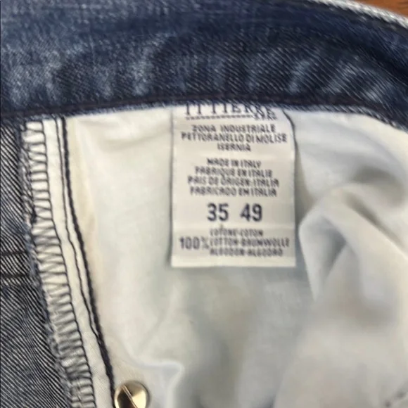 Versace Blue Straight Jeans Classic Denim